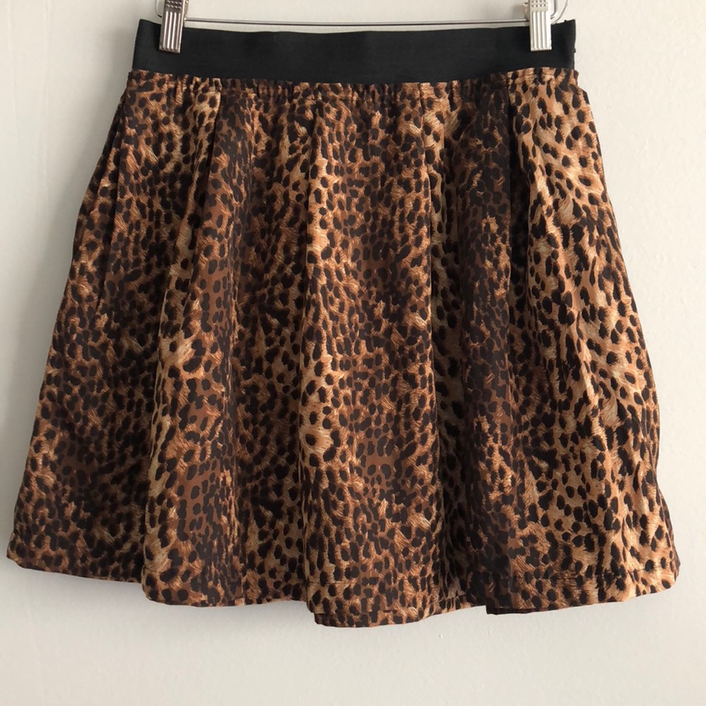 Leopard Print Skirt